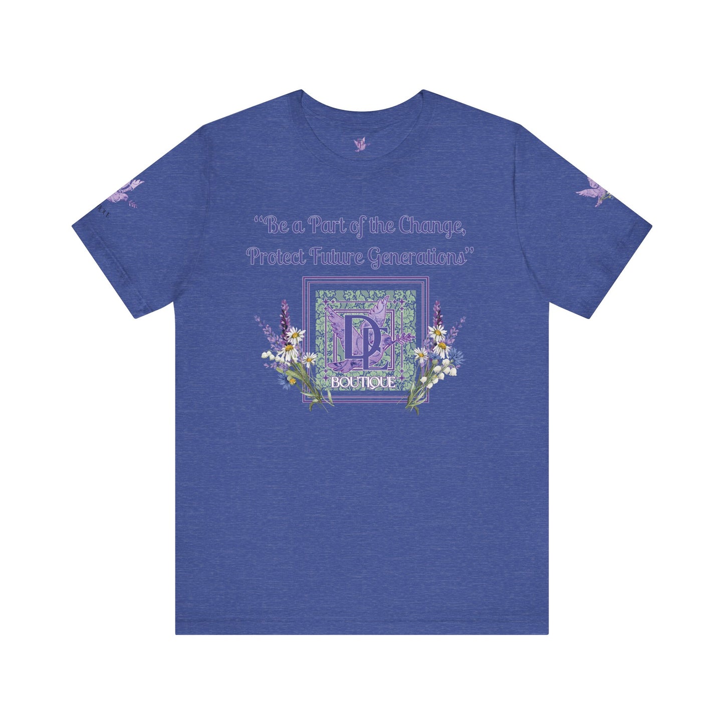 Be A Part of The Change, Pro-Life Mission Dream Element Logo Premium Bella Canvas Tee