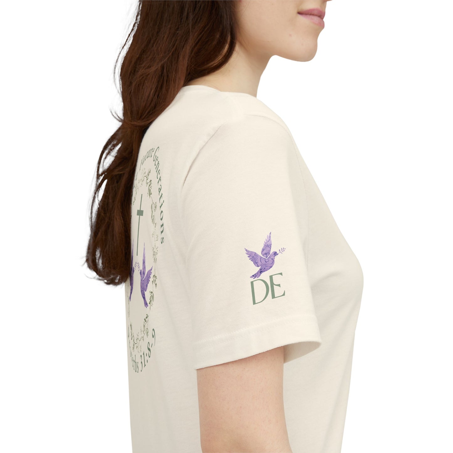"Speak Up" Proverbs 31:8-9 Christian Women's T-Shirt