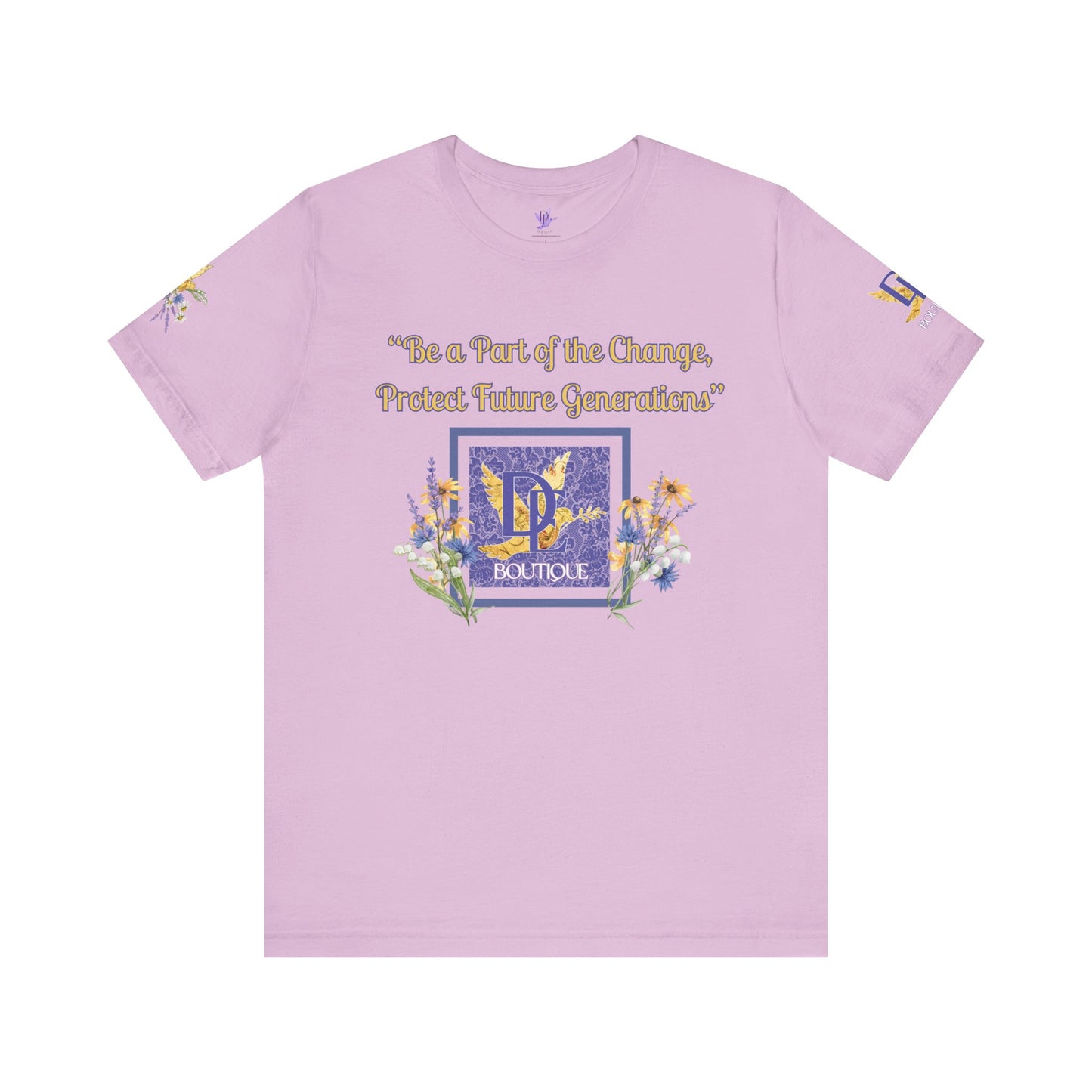 Be A Part of The Change, Pro Life Mission Dream Element Logo Premium Bella Canvas Tee