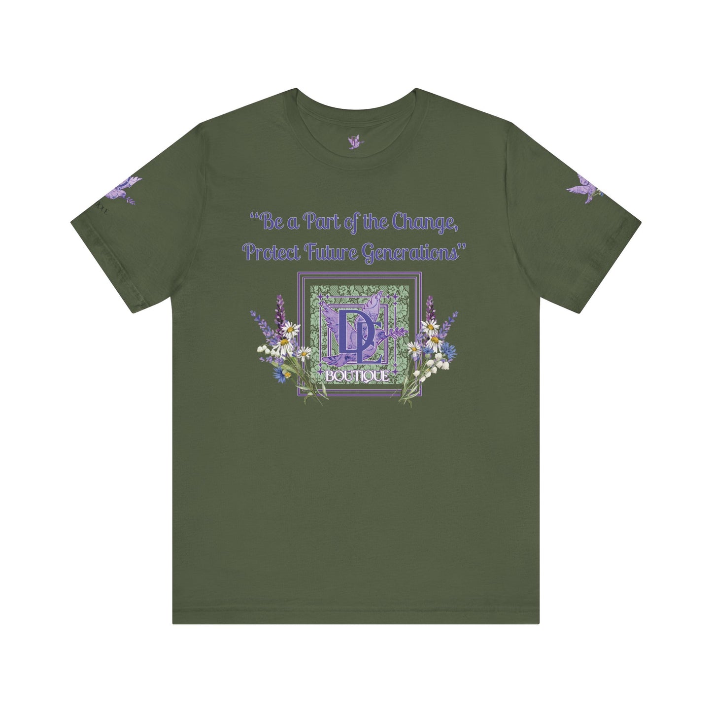 Be A Part of The Change, Pro-Life Mission Dream Element Logo Premium Bella Canvas Tee