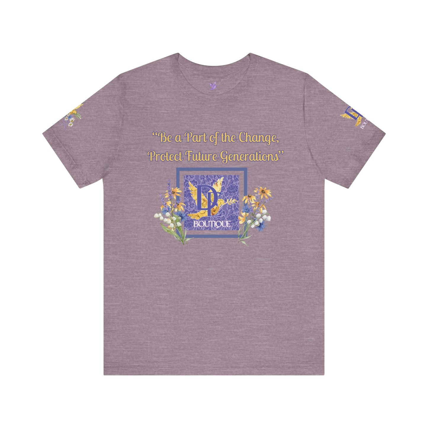 Be A Part of The Change, Pro Life Mission Dream Element Logo Premium Bella Canvas Tee