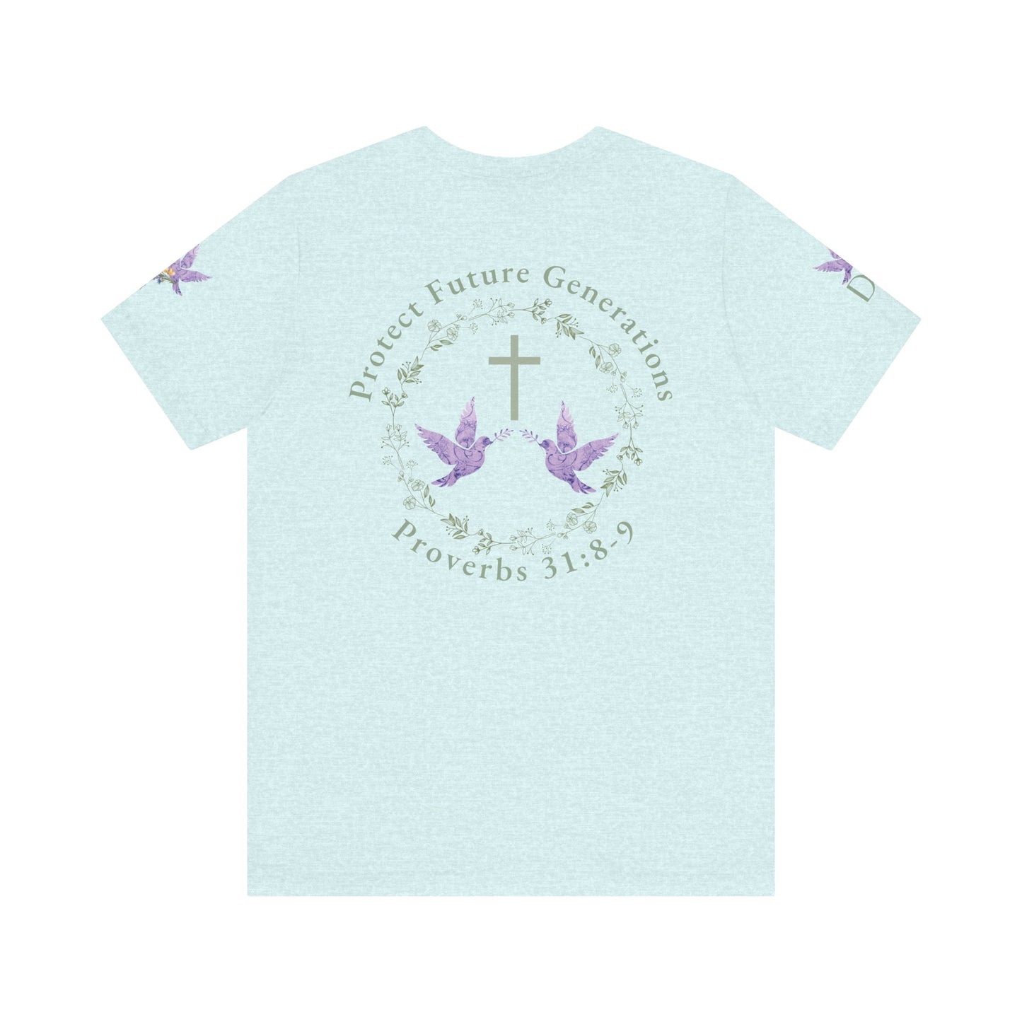 "Speak Up" Proverbs 31:8-9 Christian Women's T-Shirt