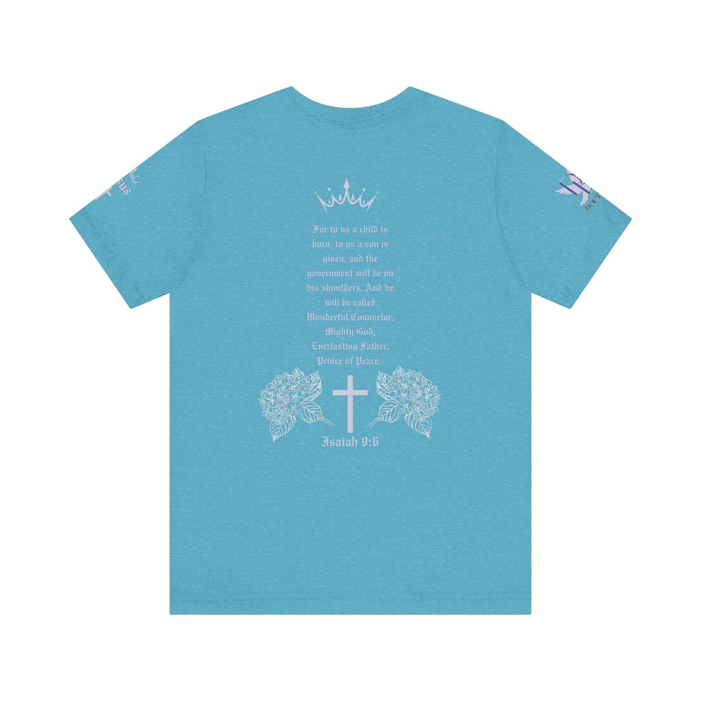 Prince of Peace Floral Premium Bella Canvas Tee