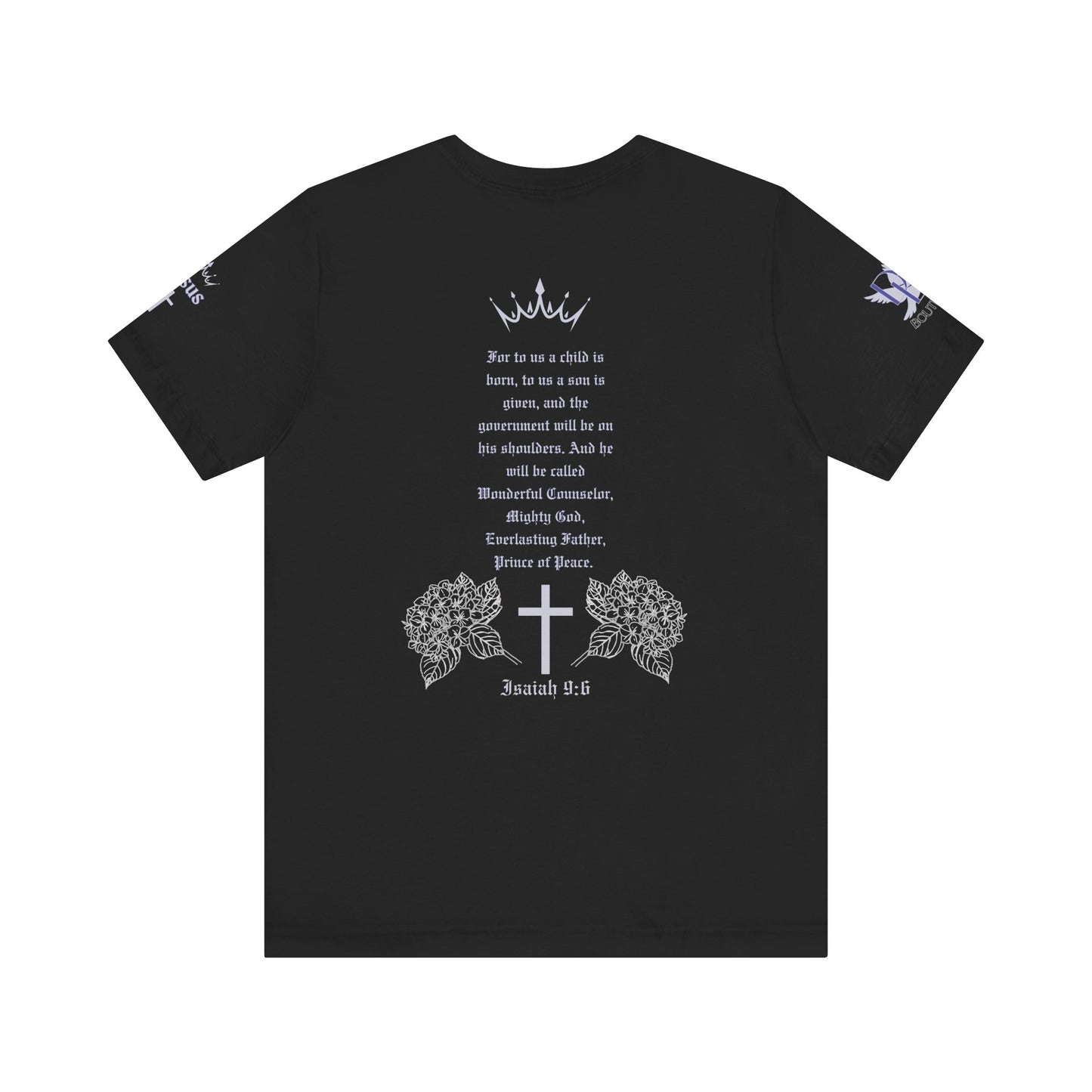 Prince of Peace Floral Premium Bella Canvas Tee