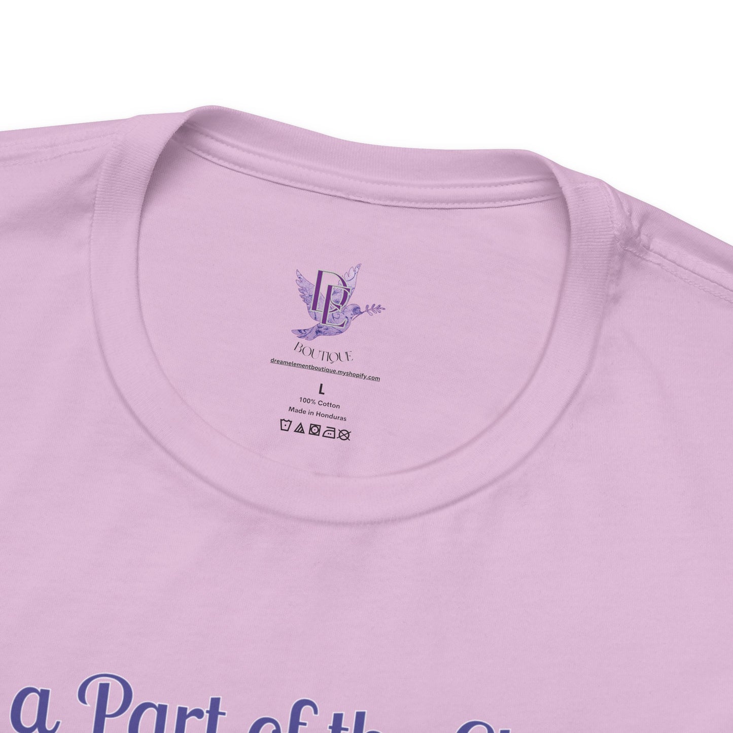 Be A Part of The Change, Pro-Life Mission Dream Element Logo Premium Bella Canvas Tee