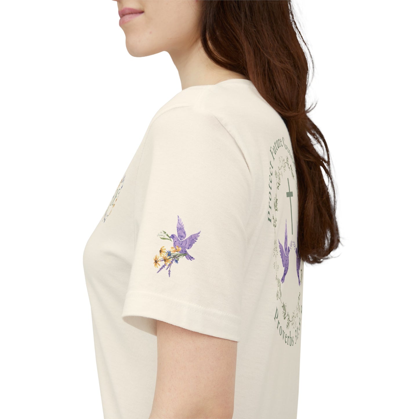 "Speak Up" Proverbs 31:8-9 Christian Women's T-Shirt