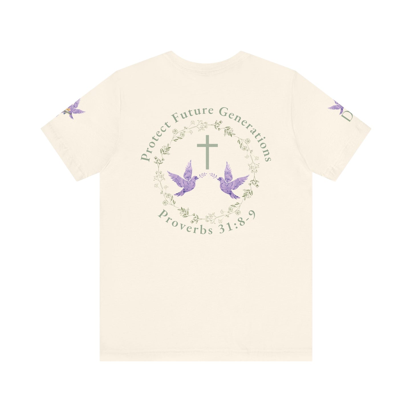 "Speak Up" Proverbs 31:8-9 Christian Women's T-Shirt