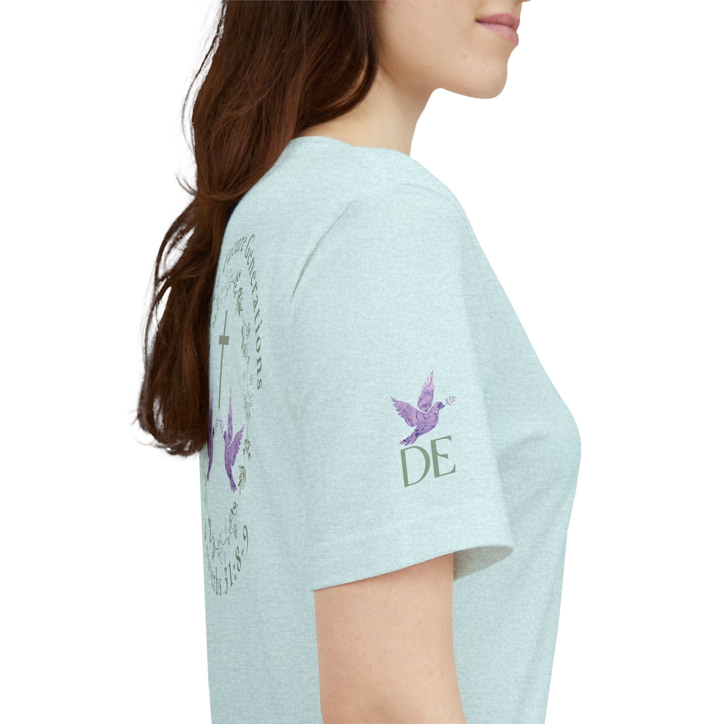 "Speak Up" Proverbs 31:8-9 Christian Women's T-Shirt