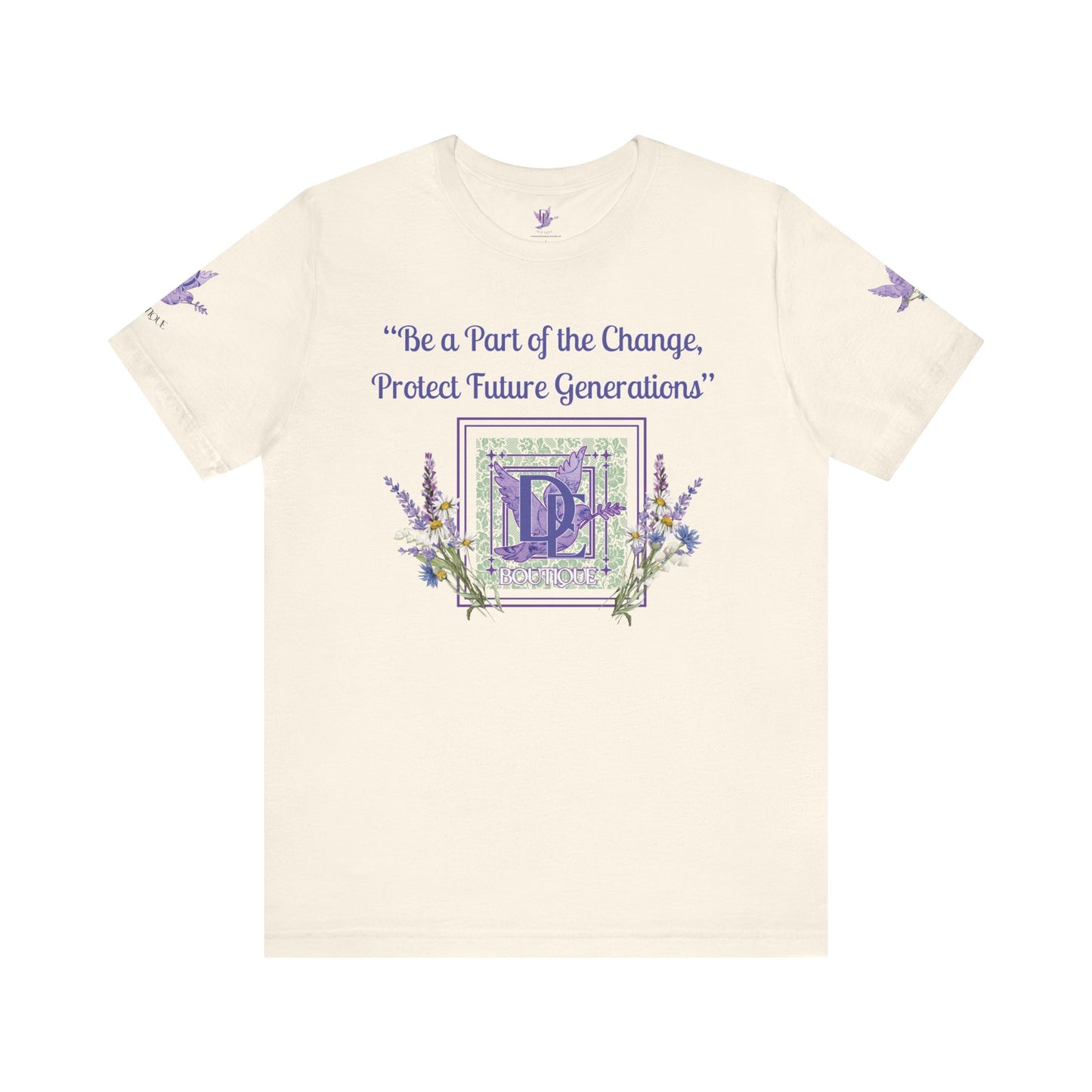 Be A Part of The Change, Pro-Life Mission Dream Element Logo Premium Bella Canvas Tee
