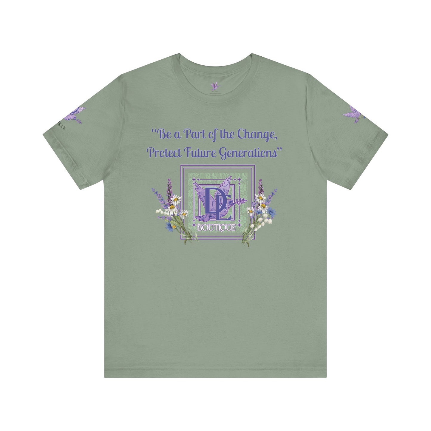 Be A Part of The Change, Pro-Life Mission Dream Element Logo Premium Bella Canvas Tee