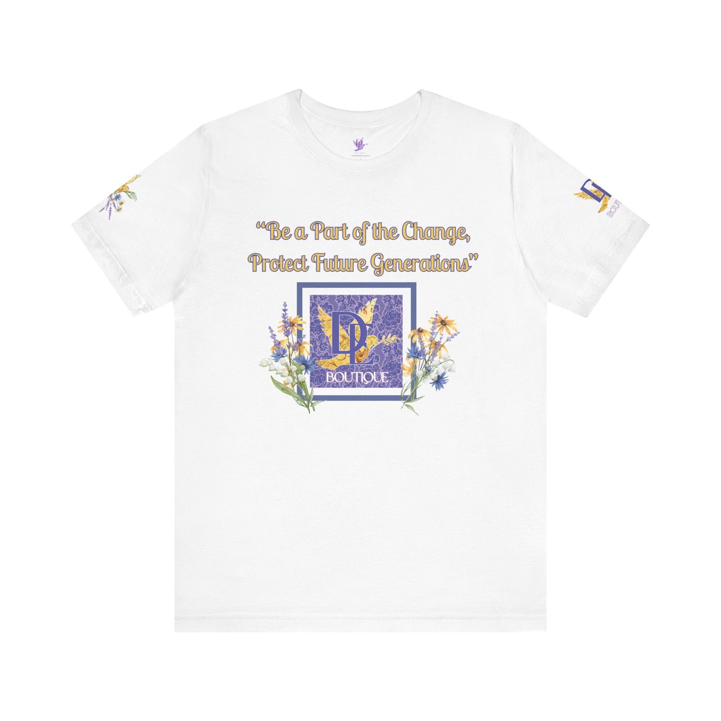 Be A Part of The Change, Pro Life Mission Dream Element Logo Premium Bella Canvas Tee