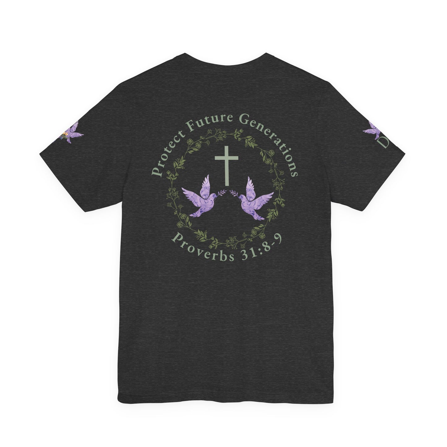 "Speak Up" Proverbs 31:8-9 Christian Women's T-Shirt