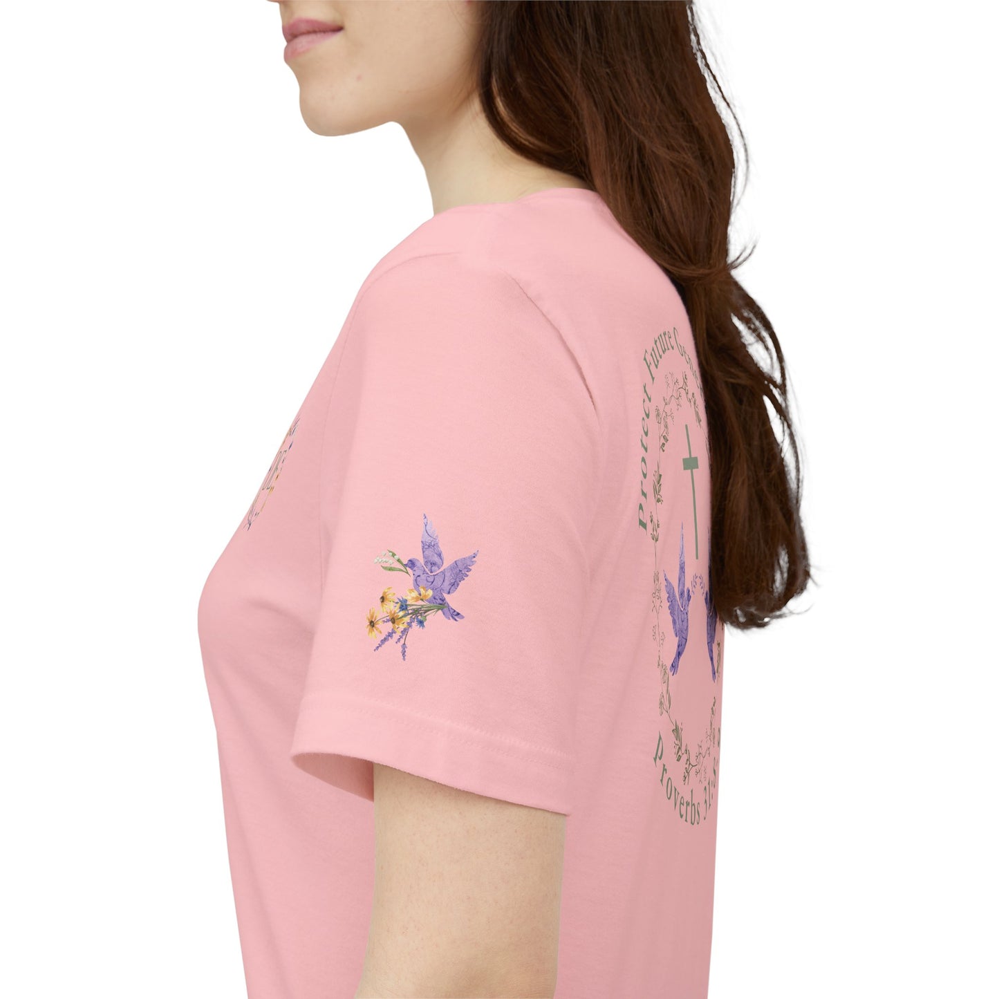 "Speak Up" Proverbs 31:8-9 Christian Women's T-Shirt