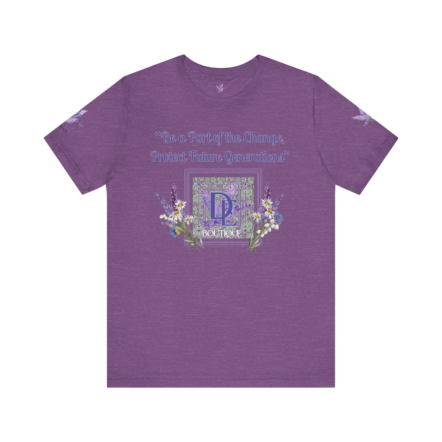 Be A Part of The Change, Pro-Life Mission Dream Element Logo Premium Bella Canvas Tee