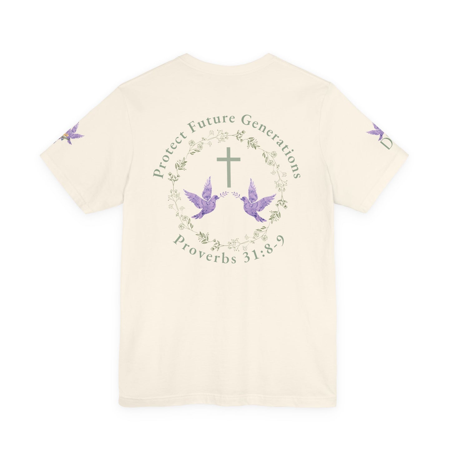 "Speak Up" Proverbs 31:8-9 Christian Women's T-Shirt