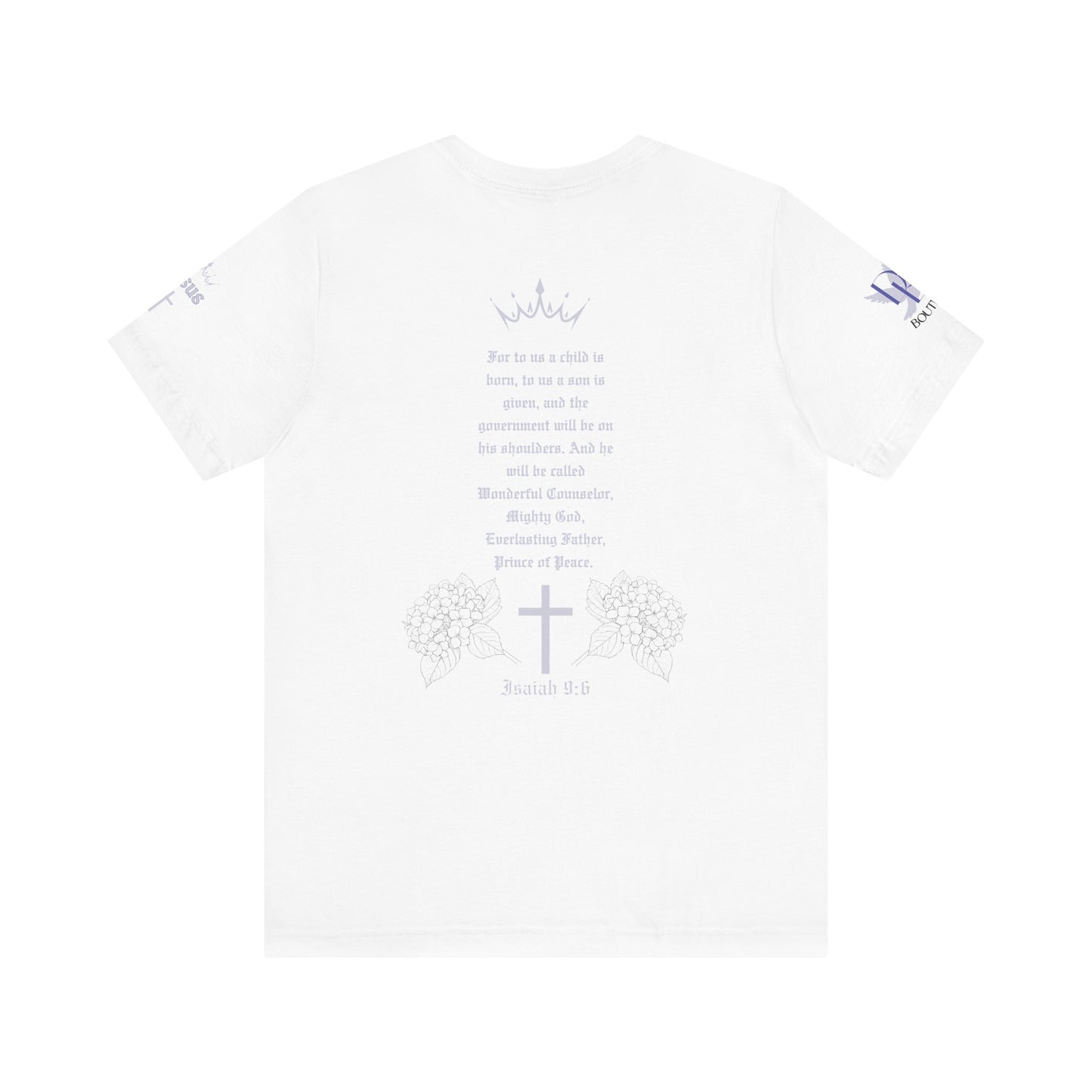 Prince of Peace Floral Premium Bella Canvas Tee