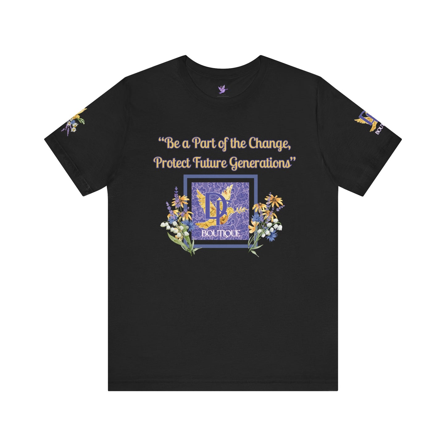 Be A Part of The Change, Pro Life Mission Dream Element Logo Premium Bella Canvas Tee