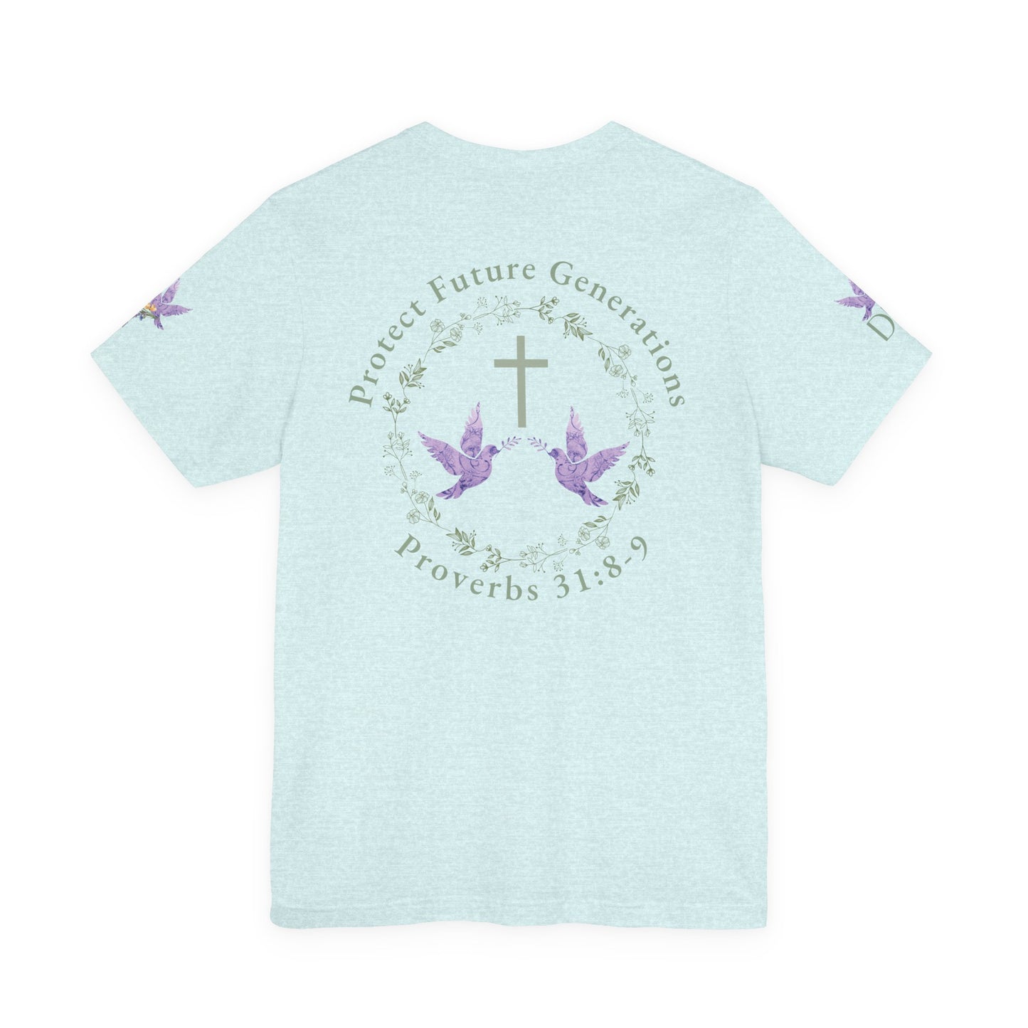 "Speak Up" Proverbs 31:8-9 Christian Women's T-Shirt
