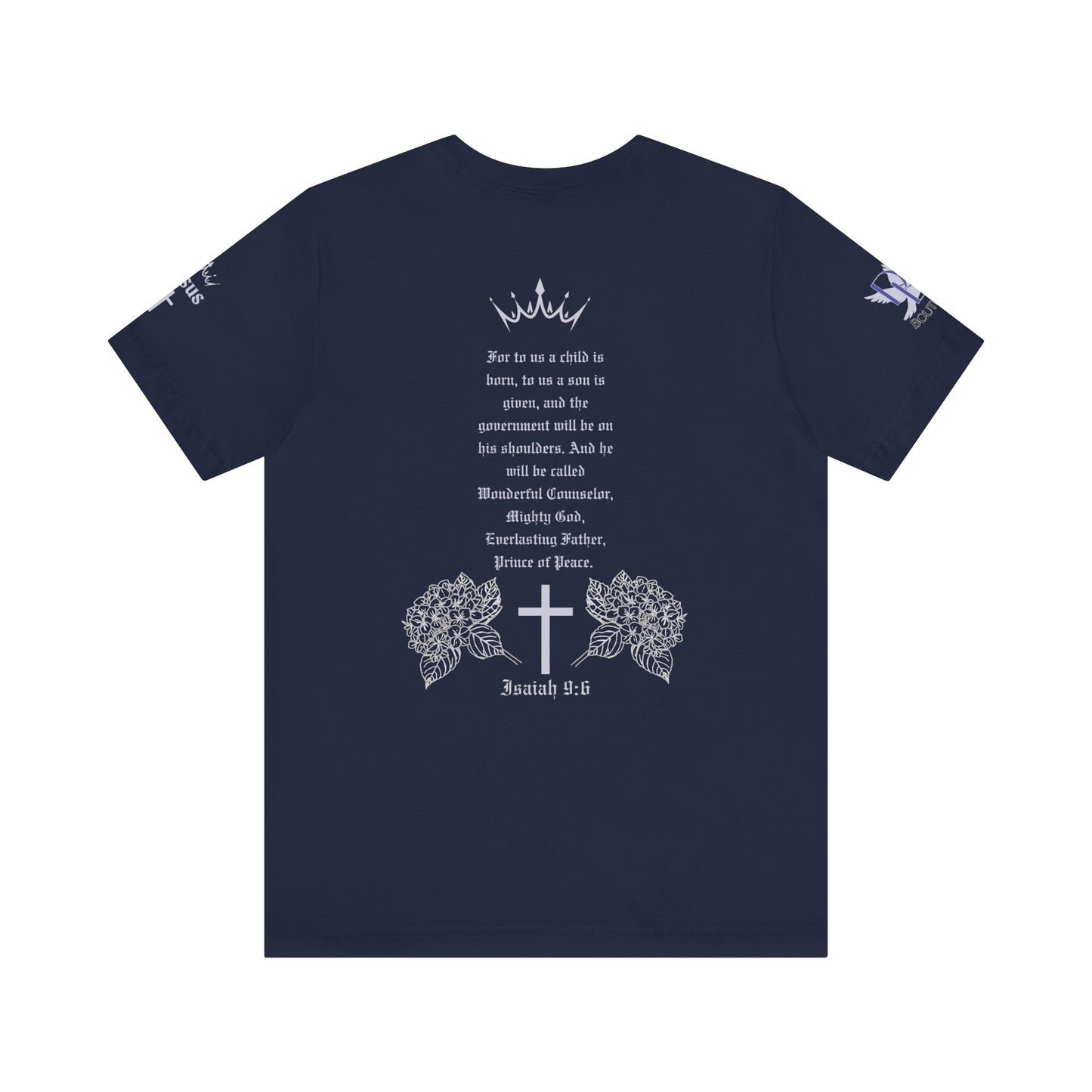 Prince of Peace Floral Premium Bella Canvas Tee