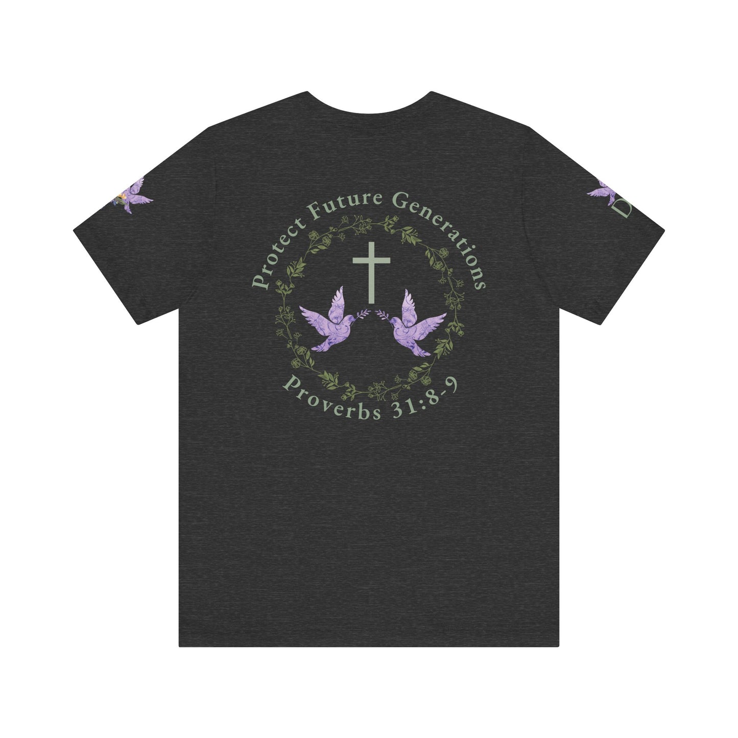 "Speak Up" Proverbs 31:8-9 Christian Women's T-Shirt