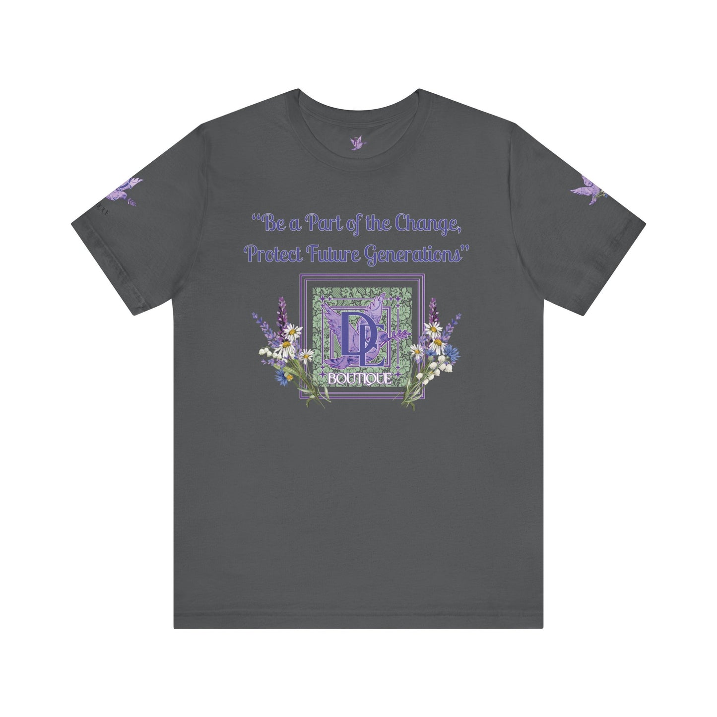Be A Part of The Change, Pro-Life Mission Dream Element Logo Premium Bella Canvas Tee