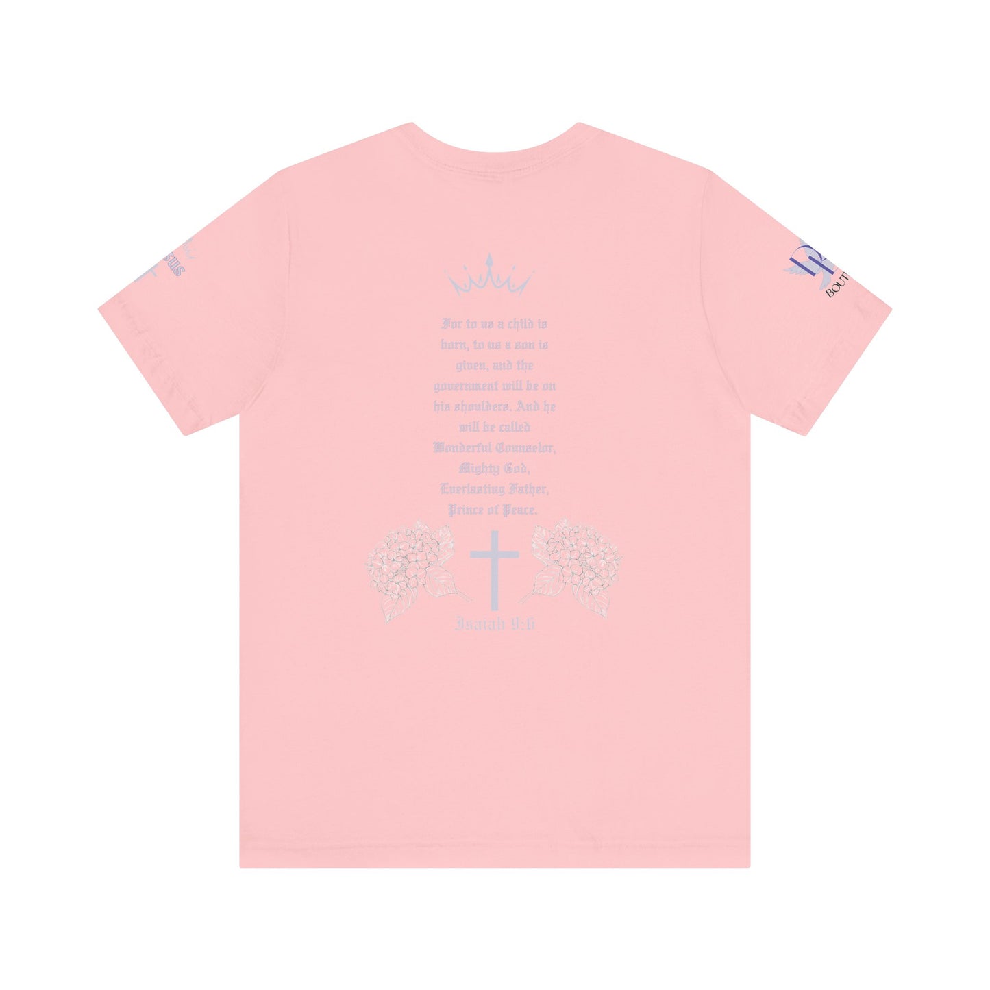 Prince of Peace Floral Premium Bella Canvas Tee