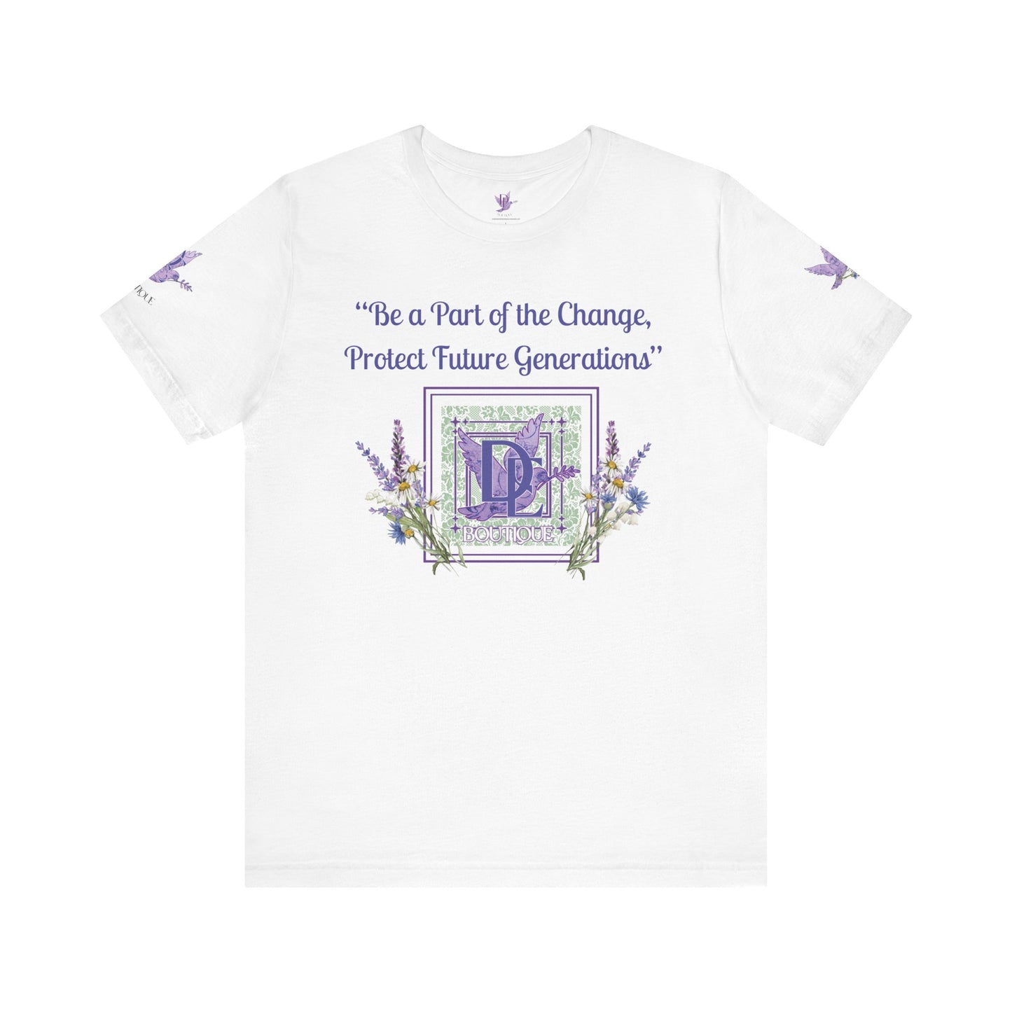 Be A Part of The Change, Pro-Life Mission Dream Element Logo Premium Bella Canvas Tee
