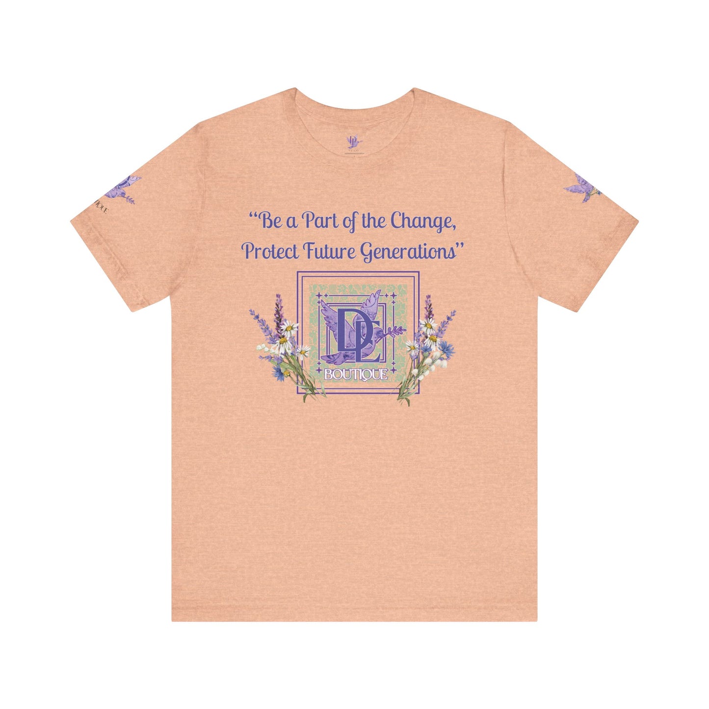 Be A Part of The Change, Pro-Life Mission Dream Element Logo Premium Bella Canvas Tee