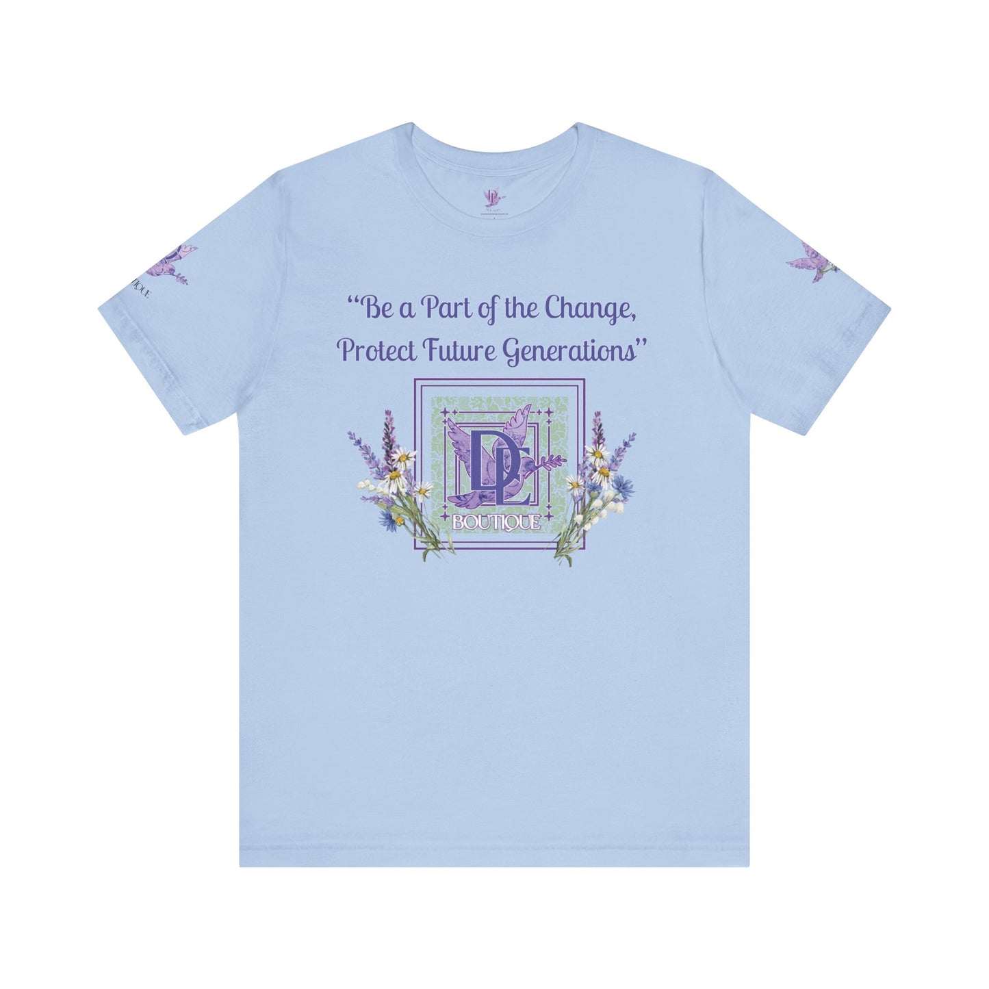 Be A Part of The Change, Pro-Life Mission Dream Element Logo Premium Bella Canvas Tee
